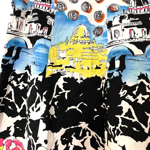 Fun Vacation A-line Skirt. Size 8 - Picture 5 of 7